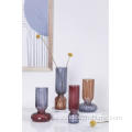 Classic Glass Vase forModern Home Decoration Vertical Vase